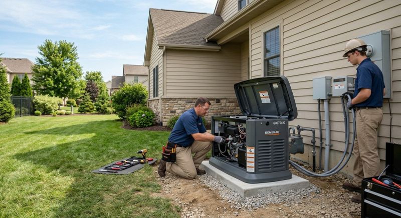 Generator Installation project example